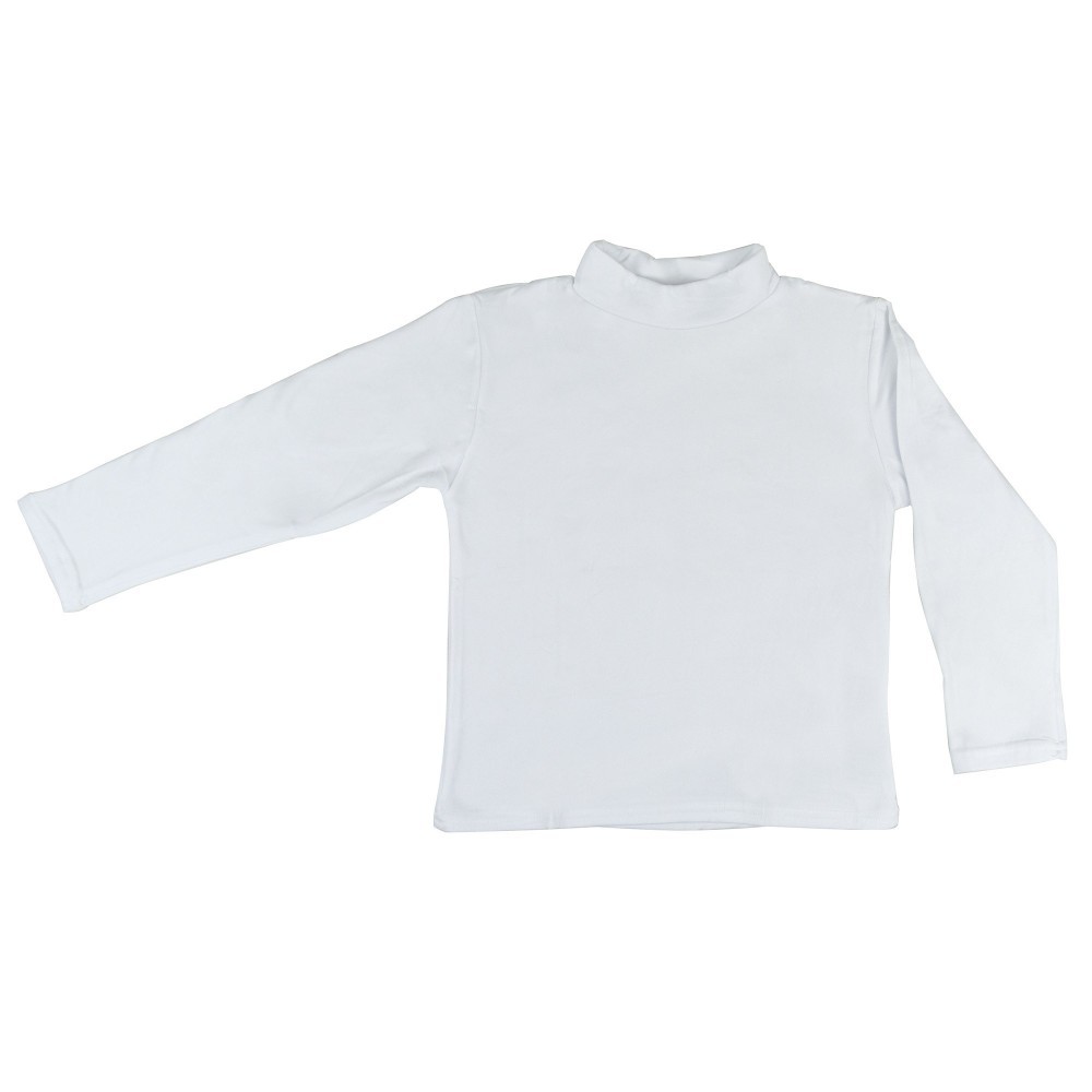 VKA30 T-shirt fille, col haut, manches longues...