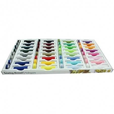 Set 64 piezas para la costura - Compuesto por hilos y bobinas de poliéster