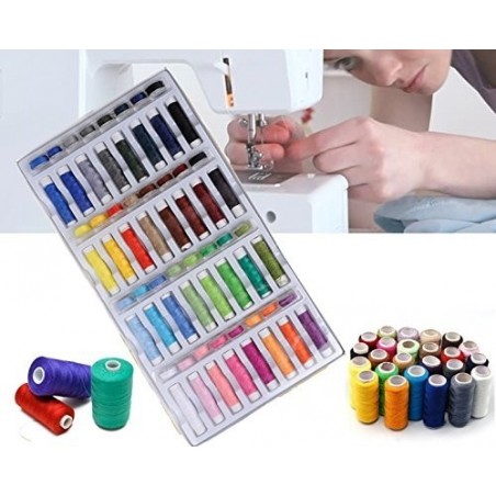 Set 64 piezas para la costura - Compuesto por hilos y bobinas de poliéster