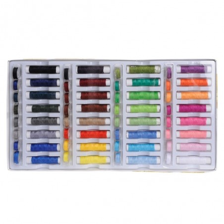 Set 64 piezas para la costura - Compuesto por hilos y bobinas de poliéster