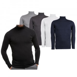 PACK de 5 VKA29 Sous-Pull pour homme mod. Col roulé Slim...