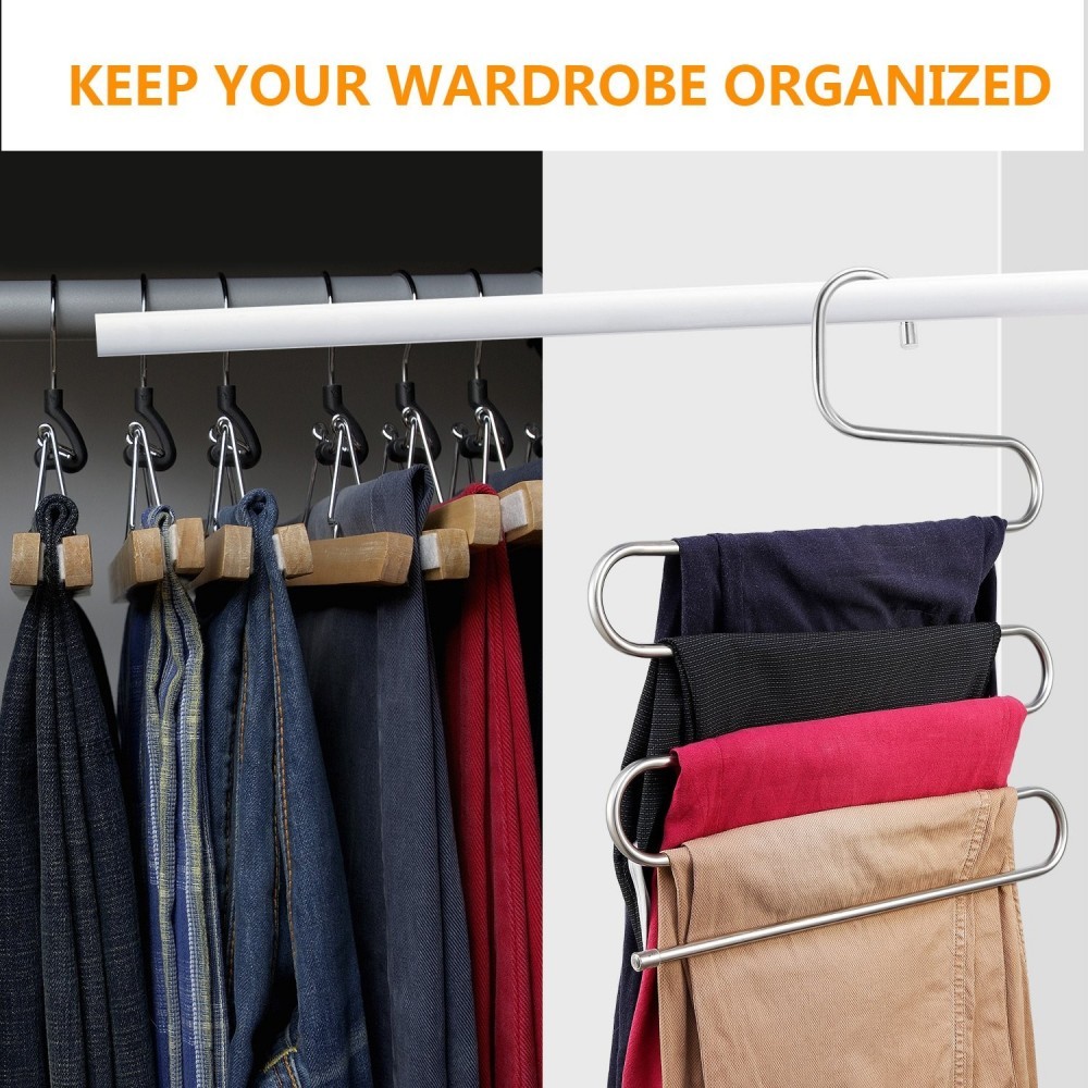 181149 Cintres 5 niveaux pour vêtements Cool...