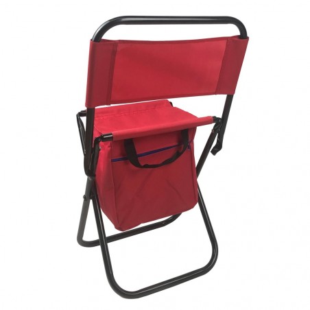 031199 EVERTOP Chaise pliante avec poche inférieure  pour la mer ou la montagne