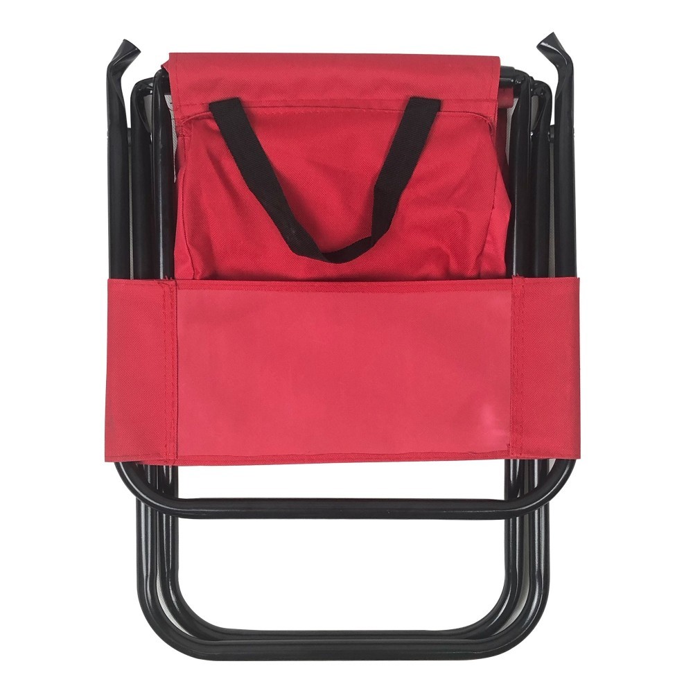 031199 EVERTOP Chaise pliante avec poche...