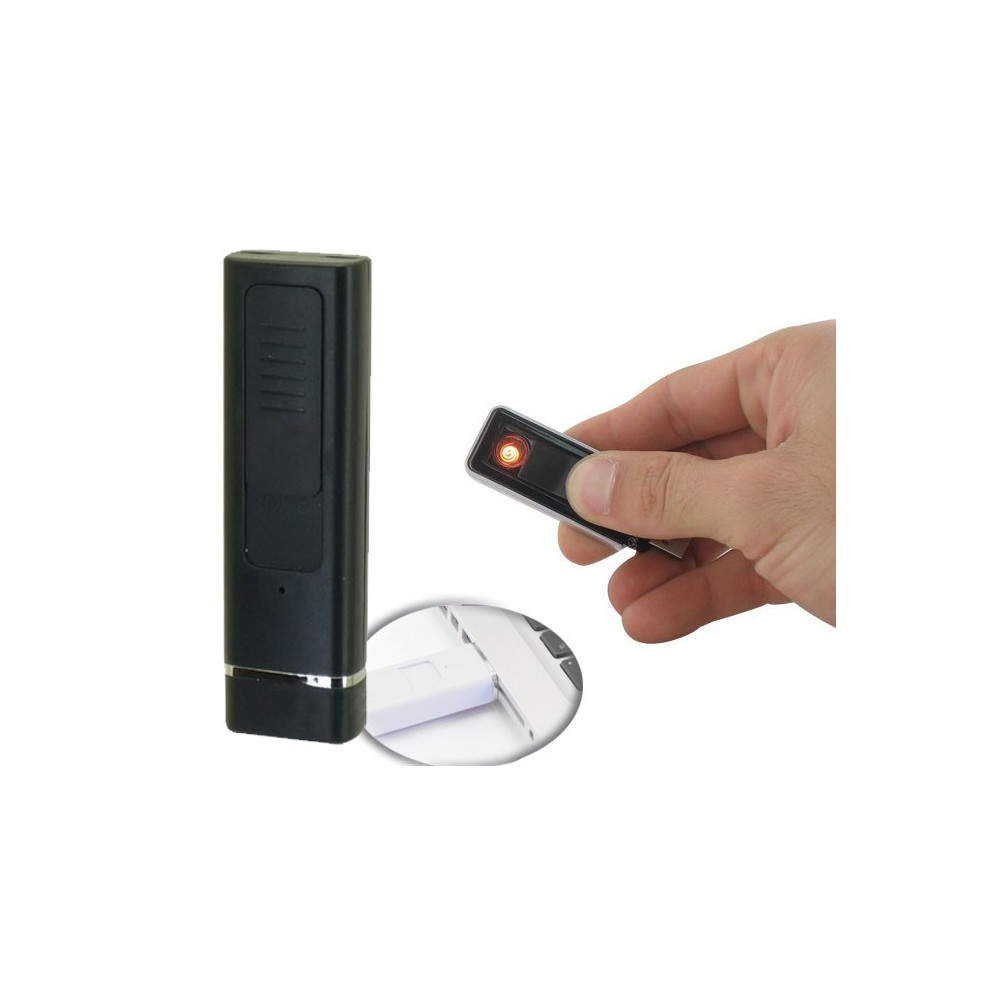 Briquet rechargeable USB - sans gaz et anti-vent incendie