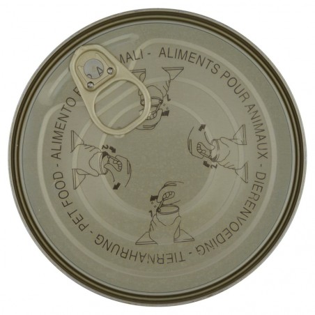 Pack 12x boîtes de viande de poulet et dinde GRAN BONTA' pour chien 1230g