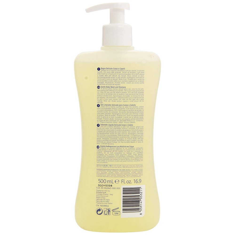 053211 Chicco Avena Savon douche corps et...