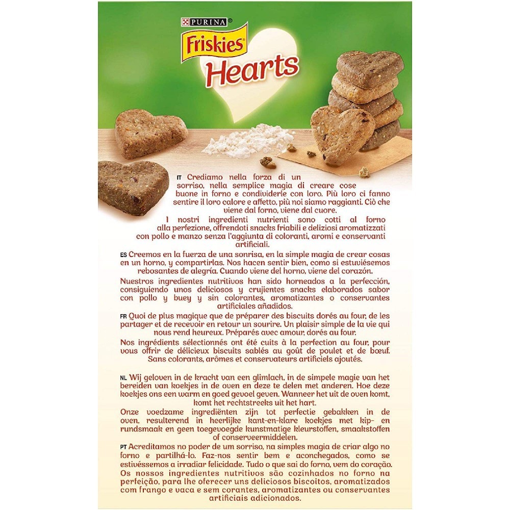 6 Paquets de biscuits Purina Friskies Heart...
