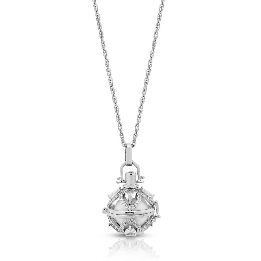 Collier appel d'ange C1470 ONE JEWERLY Love Petals PERFECTION en acier 316L