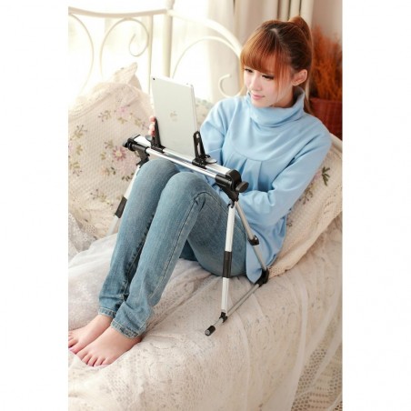 401033 Support pour iPad et smartphone ultra-léger, pliable et réglable