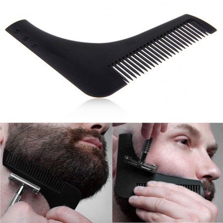 176565  Peigne à tailler la barbe et guide de coupe pour lignes parfaites