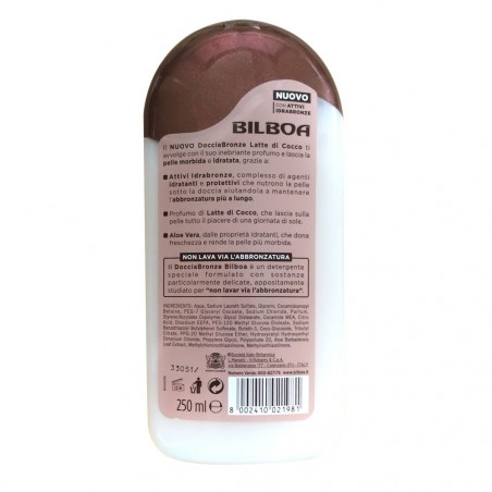 Pack de 6x Lotion Bilboa lait de coco après la douche 250 ml