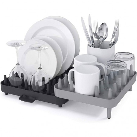 345681 Egouttoir pour vaisselles et couverts 3-1 haute capacité, gain d'espace