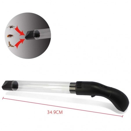 624226 Aspirateur d'insectes et punaises de lit 9v mode écologique 35 cm