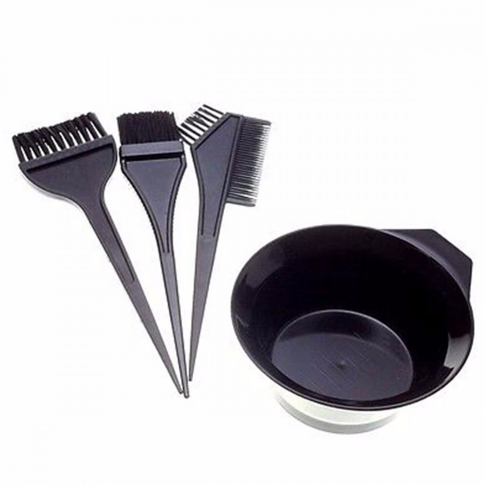 8301463 Kit de coiffure pour couleurs, 2 pinceaux, peigne et bol gradué.