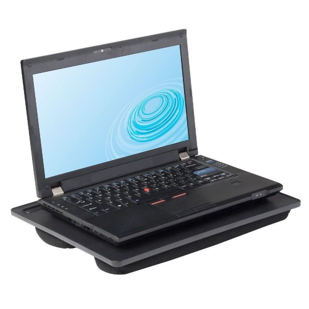 Soporte para PC portátil con almohada rellena de perlas de poliestireno