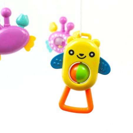 102300 Cloche papillon mobile pour berceau bébé avec musique et son
