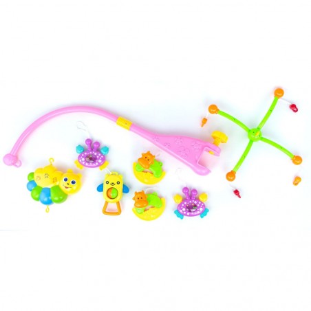 102300 Cloche papillon mobile pour berceau bébé avec musique et son