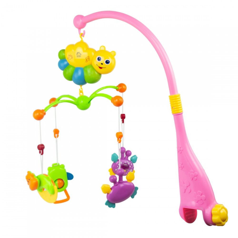 102300 Cloche papillon mobile pour berceau bébé avec musique et son