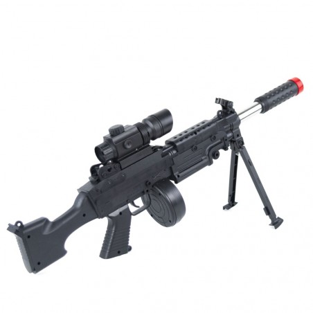 187255 AK338 BB Jouet Fusil de précision de 6mm et viseur laser avec balles