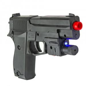 186878 Pistolet-jouet pour enfants P220 viseur à LED et...