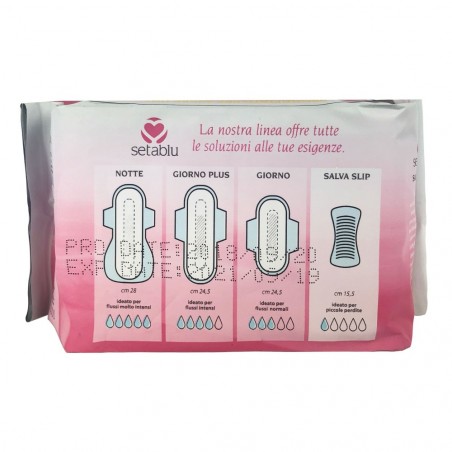 168228 30 Protège-slips Setablu hypoallergénique anatomique 15.5cm ultra-mince