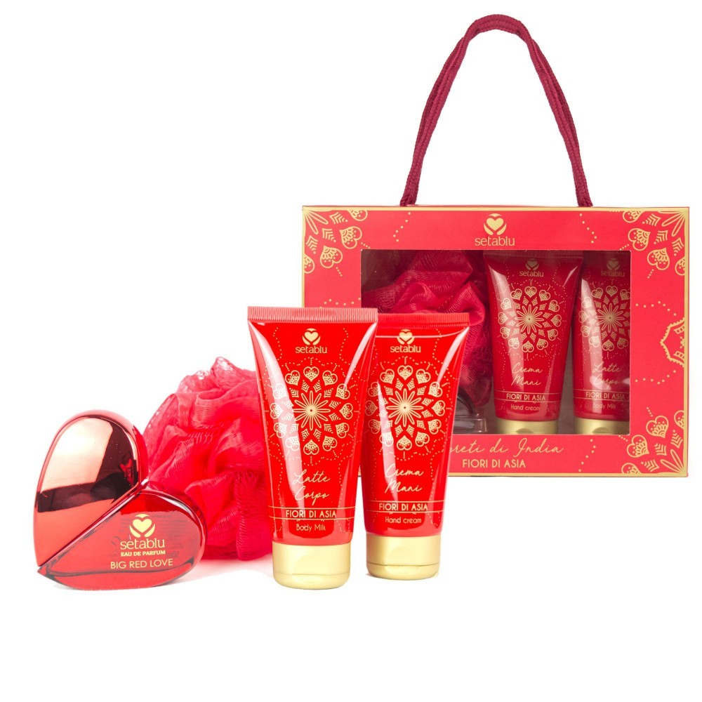 572637 Coffret surprise SETABLU SECRET D'INDE 4 en 1 crème, lait et éponge