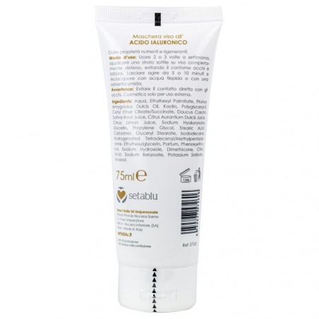 572606 Masque nourrissant et régénérant pour visage SETABLU acide hyaluronique