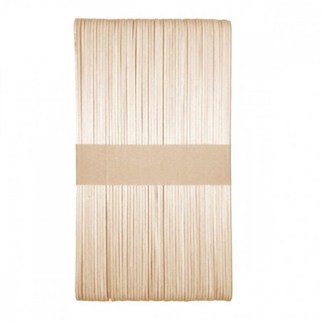 932818 Paquet de 50 spatules applicatrices de cire d'épilation jetables Setablu