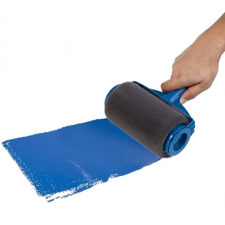 Rouleau à peinture anti-goutte avec réservoir rechargeable et poignée extensible