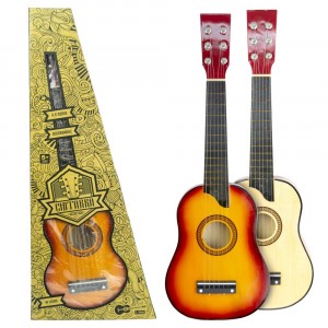 101558 Guitare acoustique 6 cordes en 2 couleurs  avec...