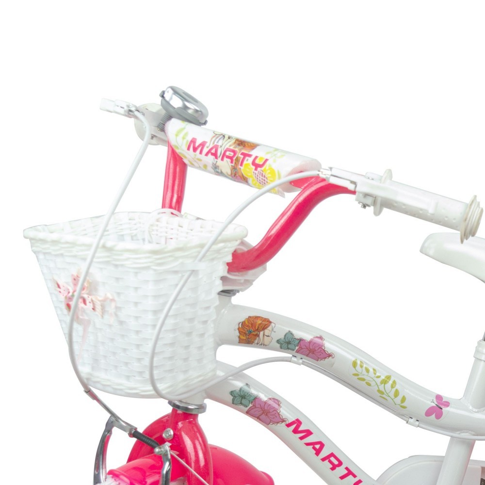 Vélo fille BKT MARTY taille 8" 2-5 ans avec...
