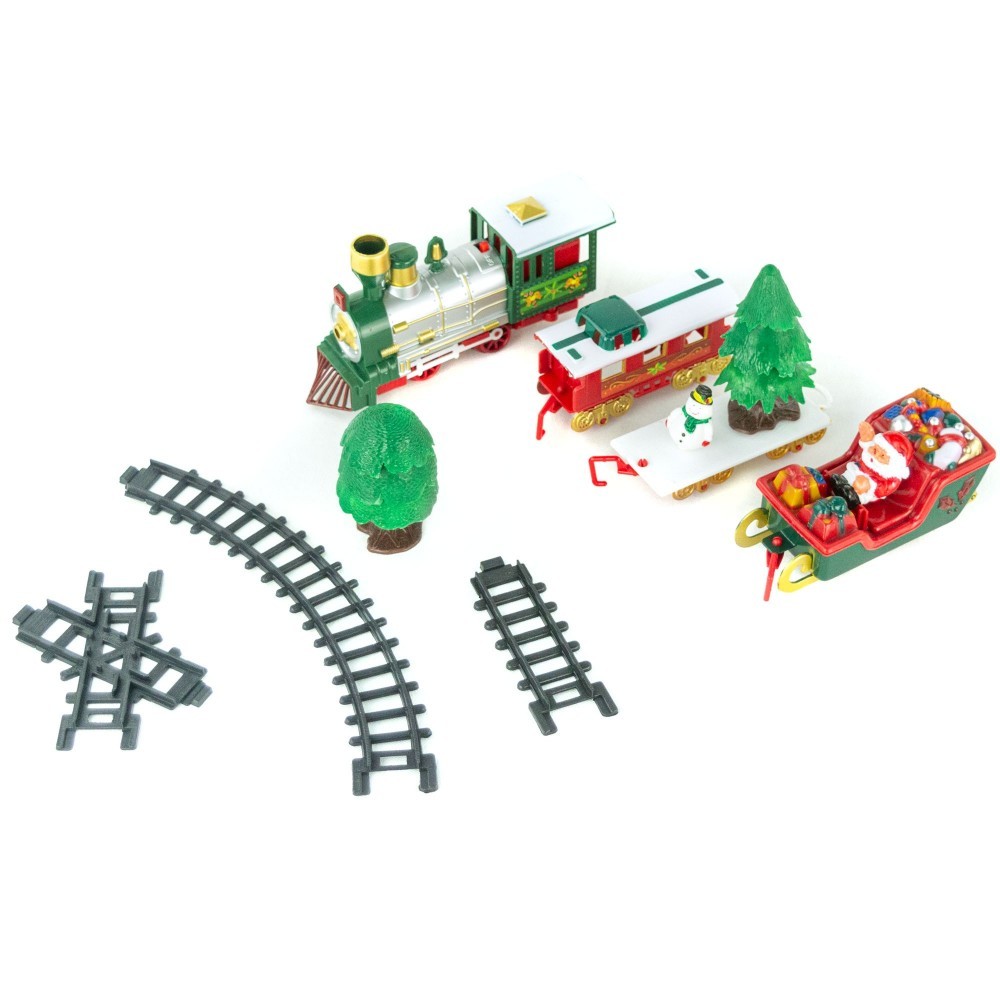 107006 Train de Noël Balocchi avec piles 22 Pcs...