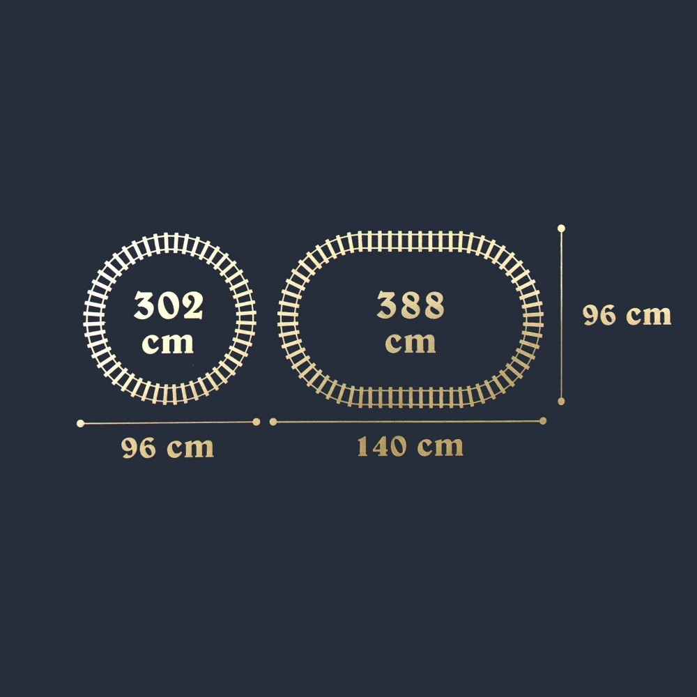 Train Arctic Express pour pied d'arbre de Noël...
