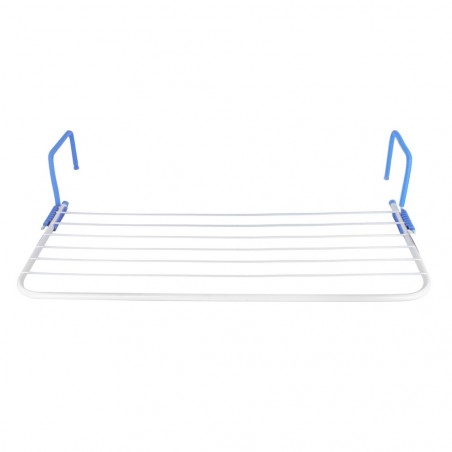 726186 Étendoir à linge 5MT pour radiateur ou balcons 6 barres 73x34x13cm