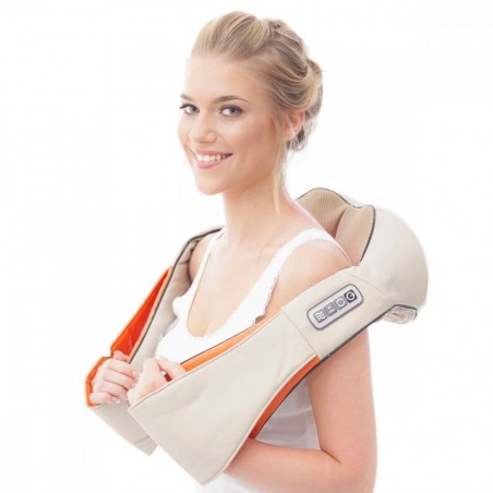 Masseur de Cou Pétrissage Fonction Thermique Douleurs Cervicales et Lombaires