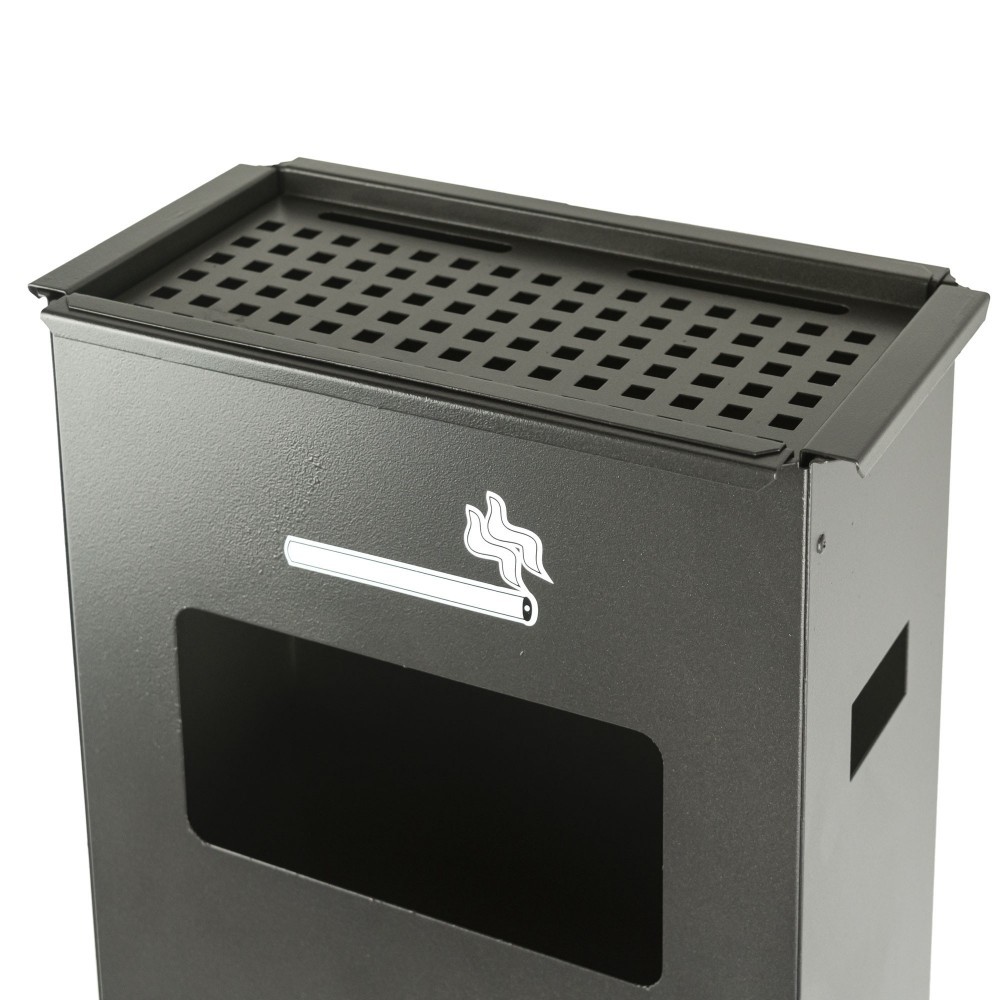 Cendrier en fer Iron Grey 830.B 33x18x70cm avec...