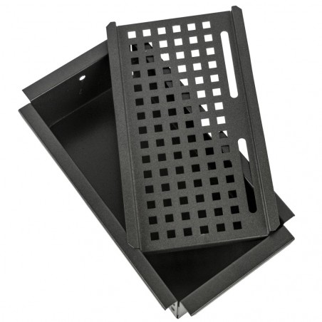 Cendrier en fer Iron Grey 830.B 33x18x70cm avec poubelle