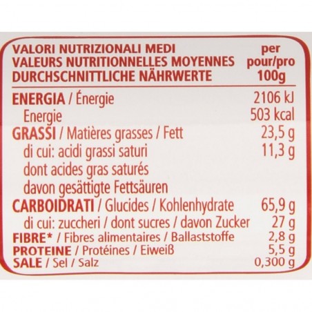 Pack de 9 paquets de biscuits à la vanille Ringo 12 pièces 165 g de Pavesi