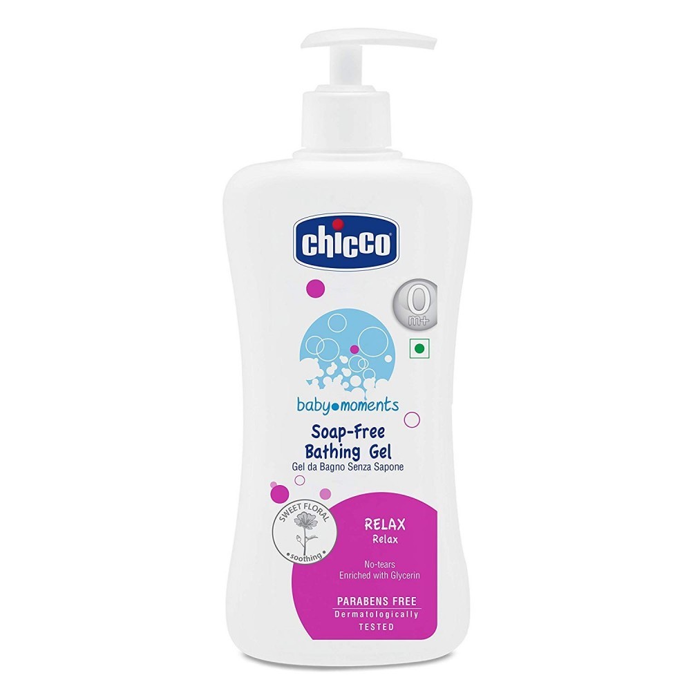 CHICCO Baby Moments Relax Gel de douche sans parabens 500 ml