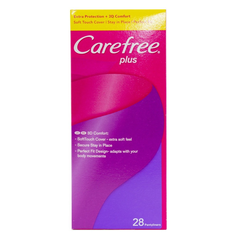 Carefree Plus LARGE 28 Protège-slips ultra doux...