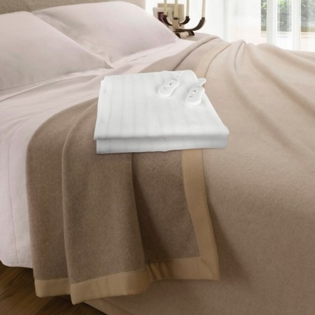 Couverture électrique CE300 lit double 160x140cm 3 niveaux avec télé-commande