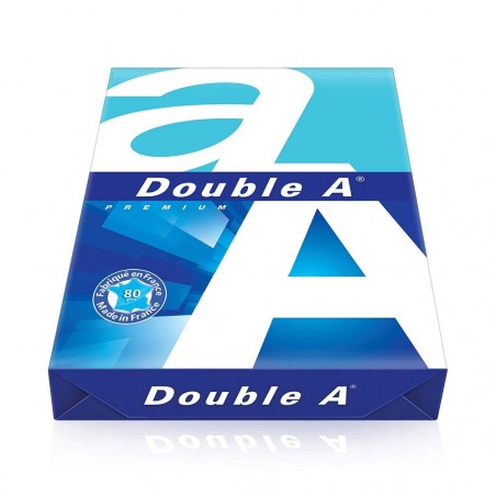 000042 Pack 3 paquets de 500 feuilles 80 GR A5 Double A Premium