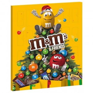 Calendrier de l'Avent de Noël Assortiment Mixte M & M's...