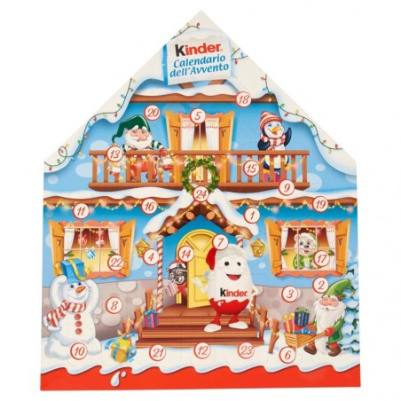 Calendrier de l'Avent Kinder Hanging house T24 Mixed Chocolate Snack 24pcs