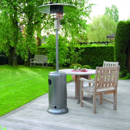 Parasol chauffant à gaz de terrasse MASTER RS PH08-S avec brûleur en acier
