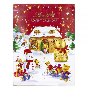 Calendrier de l'Avent de Noël Lindt Bears 172 gr Mélange...