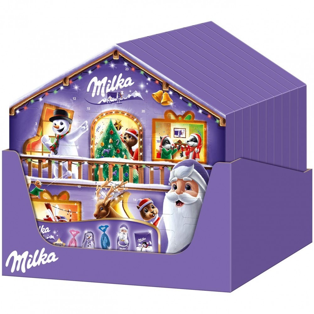 Calendrier de l'Avent Milka Magic Mix 204 gr au chocolat 24 pièces
