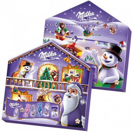 Calendrier de l'Avent Milka Magic Mix 204 gr au chocolat 24 pièces