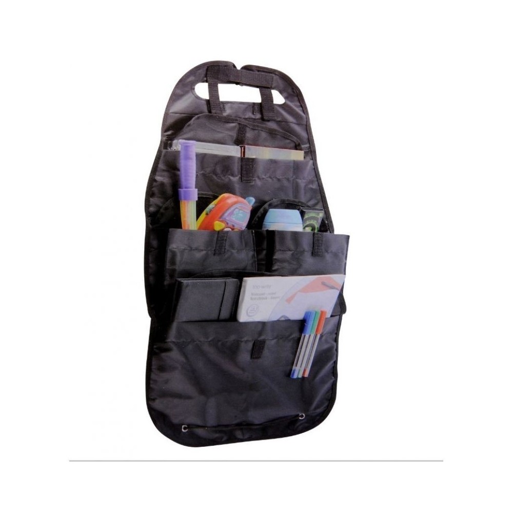 Organizador para el asiento trasero del coche con 4 bolsillos 41 X 69 cm con velcro y tela impermeable – LIFETIME
